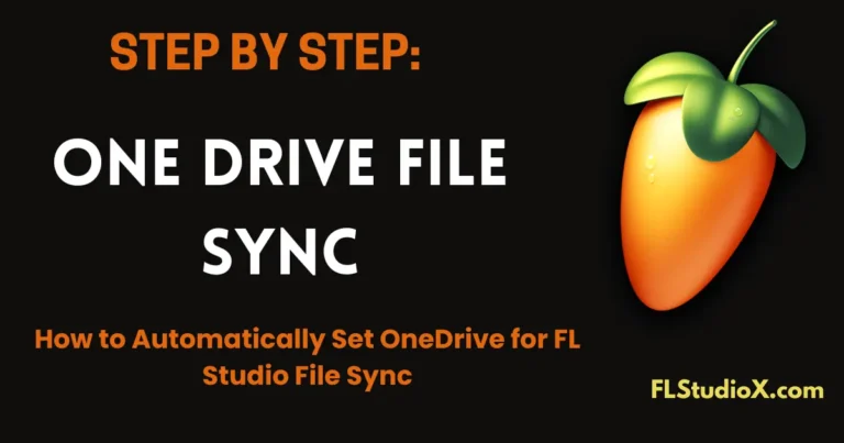 setting up onedrive for fl studio file sync